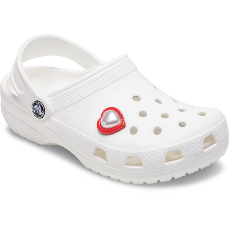 Crocs™ Jibbitz Red And Pearl Heart 198445127724