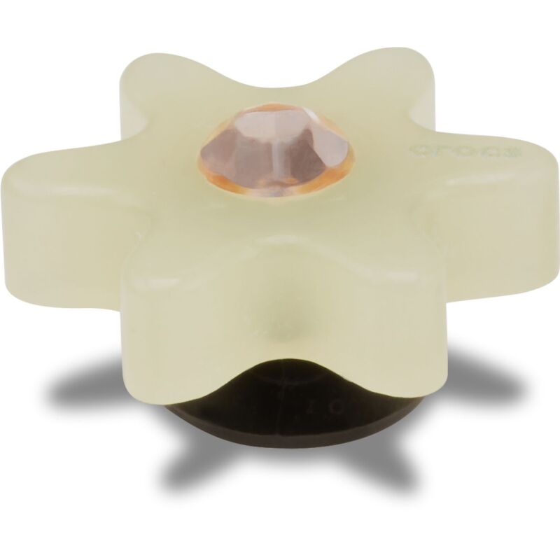 Crocs™ Jibbitz Tan Flower With Gem