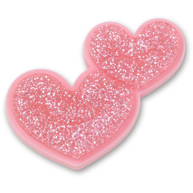 Crocs™ Jibbitz Glitter Heart Trio 196265895564