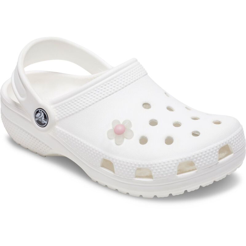 Crocs™ Jibbitz Iridescent Flower With Orange 