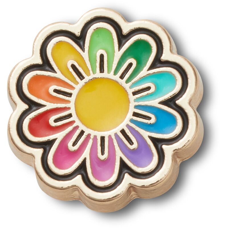 Crocs™ Jibbitz Festival Gold Rainbow Daisy 196265645046
