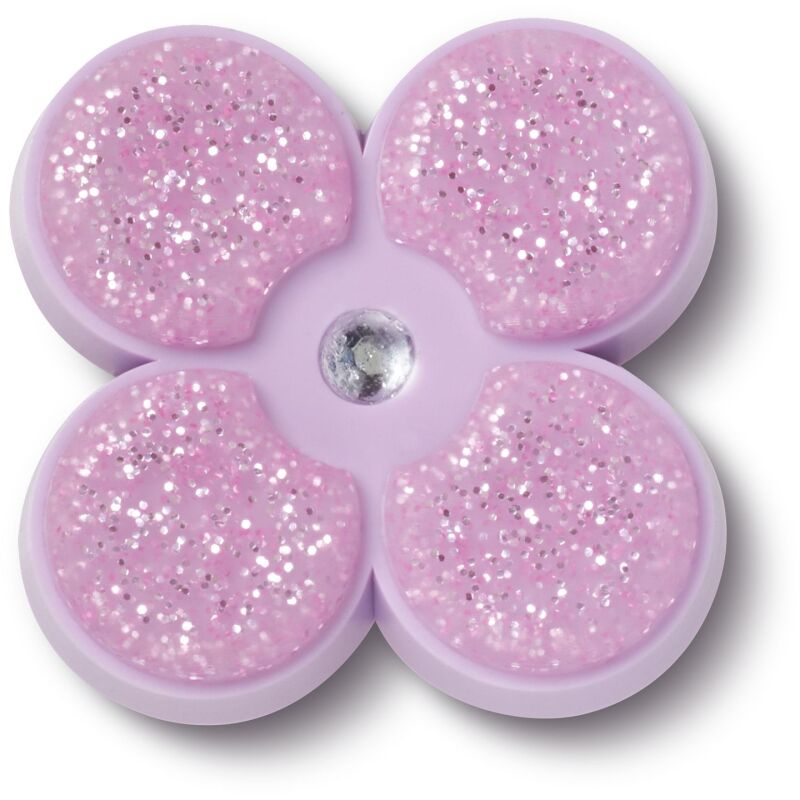 Crocs™ Jibbitz Tiny Purple Glitter Flower 196265895519