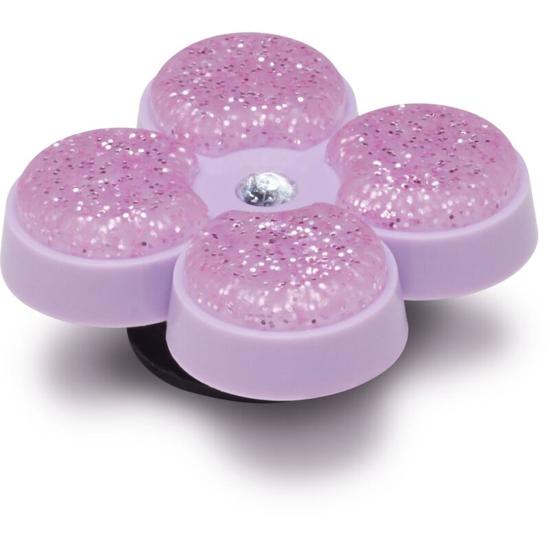 Crocs™ Jibbitz Tiny Purple Glitter Flower 196265895519