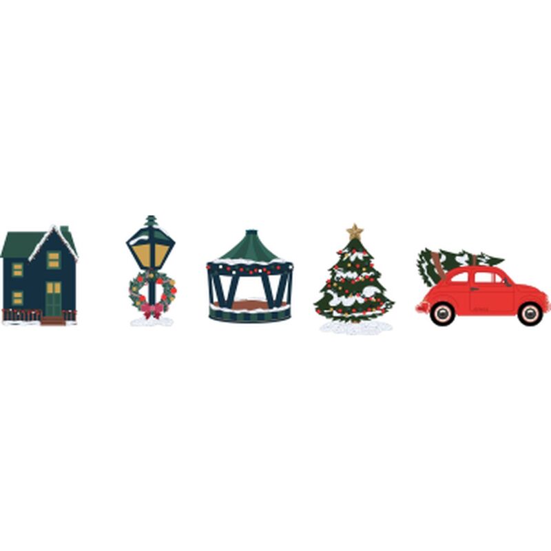Crocs™ Jibbitz Festive Village 5 Pack