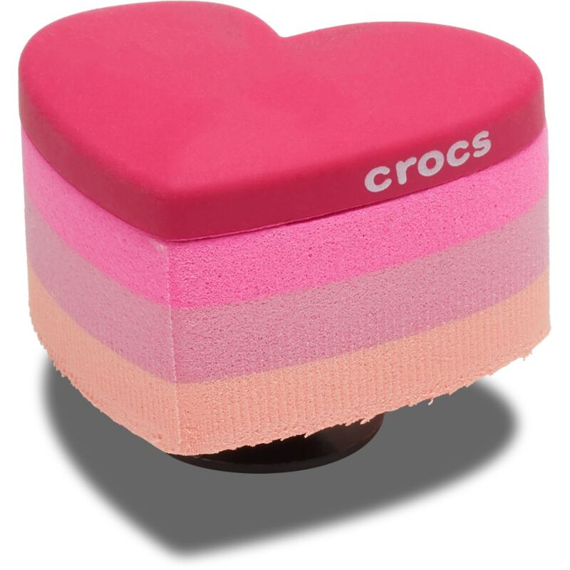 Crocs™ Jibbitz Stacked Pink Heart