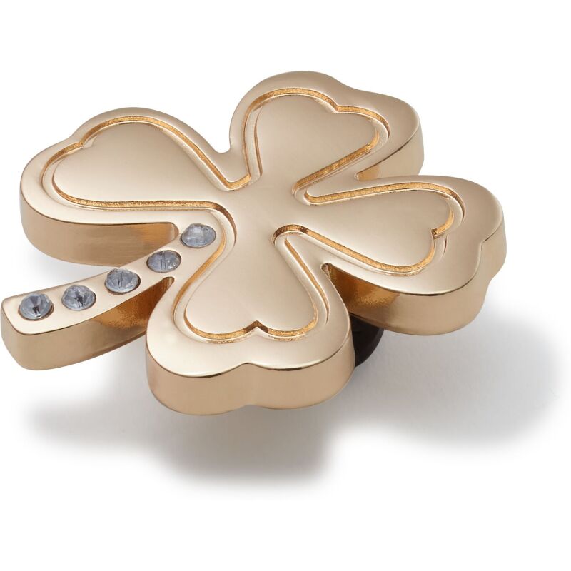 Crocs™ Jibbitz Gold Gem Clover 196265883561