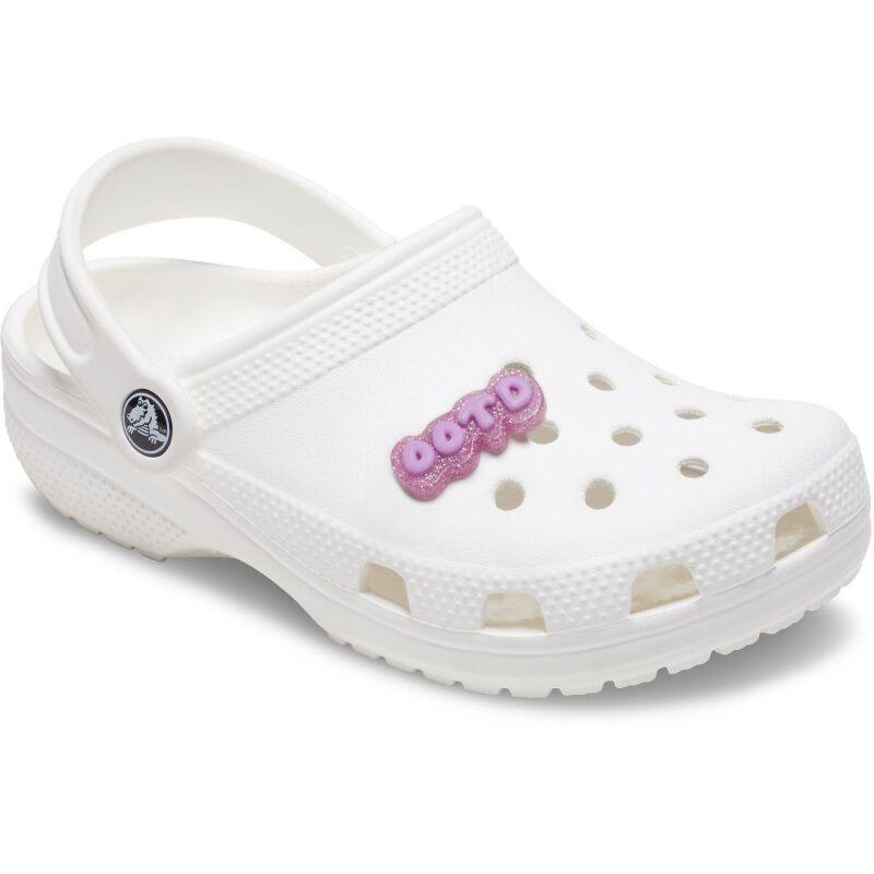 Crocs™ Jibbitz Purple Glitter Ootd 196265895557