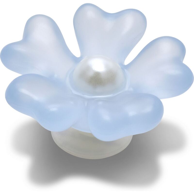 Crocs™ Jibbitz Blue Frost Matte Pearl Flower 198445175282