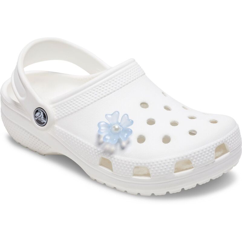 Crocs™ Jibbitz Blue Frost Matte Pearl Flower 198445175282