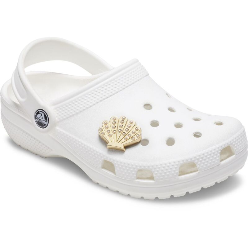 Crocs™ Jibbitz Gold And Pearl Seashell 
