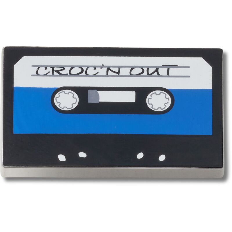 Crocs™ Jibbitz Blue Cassette Tape 198445138096