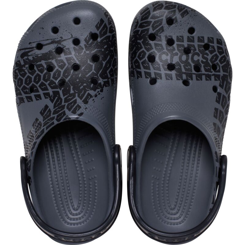 Crocs™ Classic Tire Print Clog Kid's 211261 Slate Grey