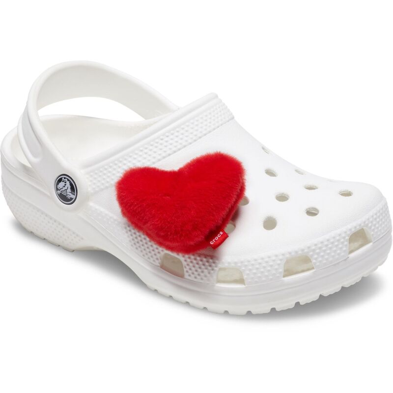 Crocs™ Jibbitz Red Fuzzy Heart 
