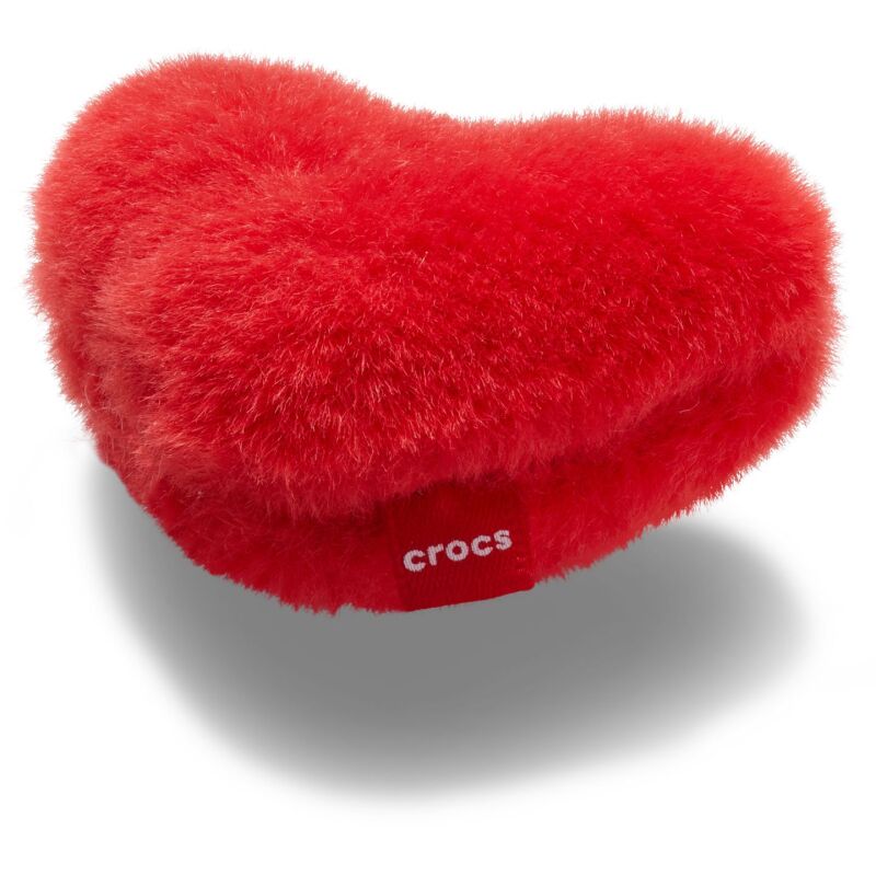 Crocs™ Jibbitz Red Fuzzy Heart 198445127731
