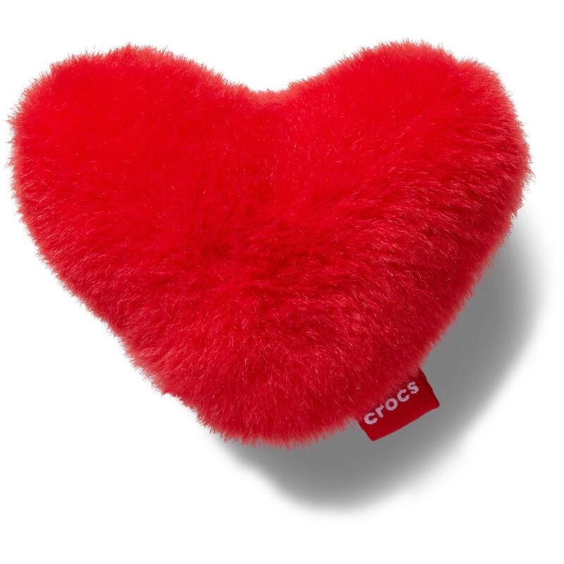 Crocs™ Jibbitz Red Fuzzy Heart 198445127731