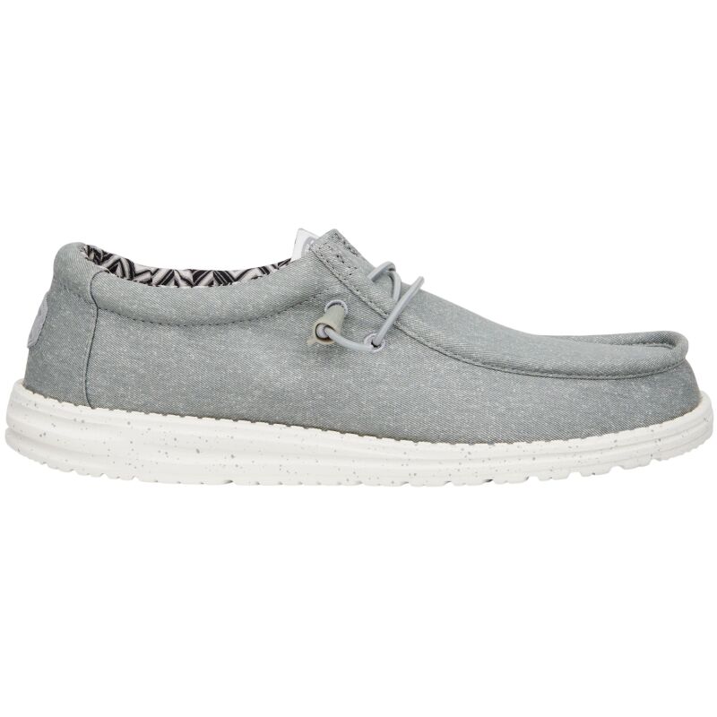 HEYDUDE Wally Stretch Canvas Men 40700 Light Grey