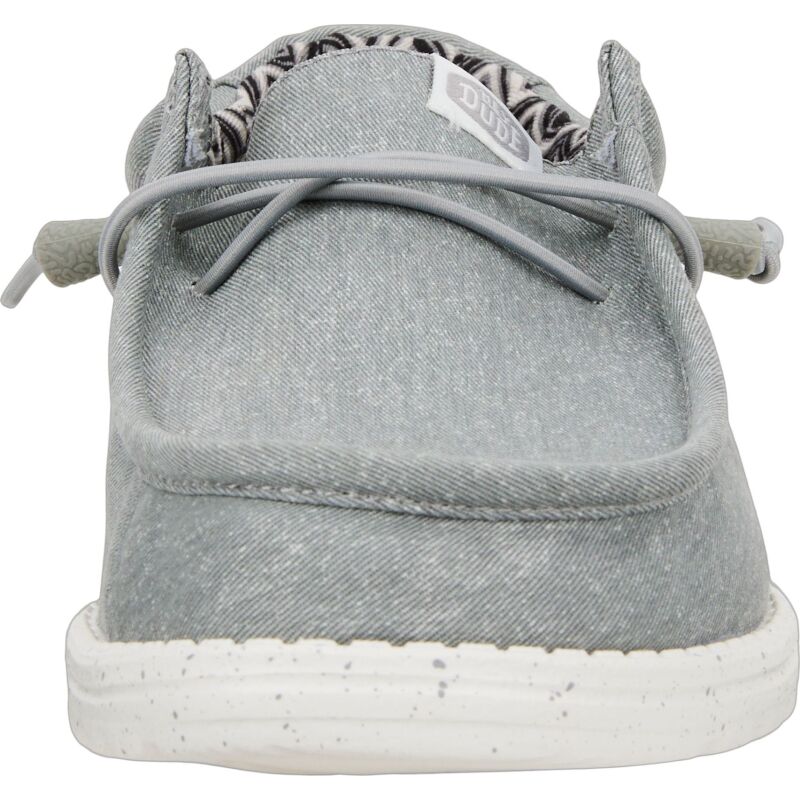 HEYDUDE Wally Stretch Canvas Men 40700 Light Grey