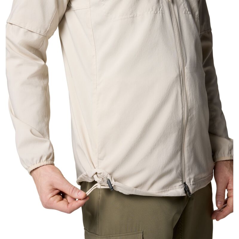 Columbia Skien Valley Hooded Ls Shirt Men's Dark Stone