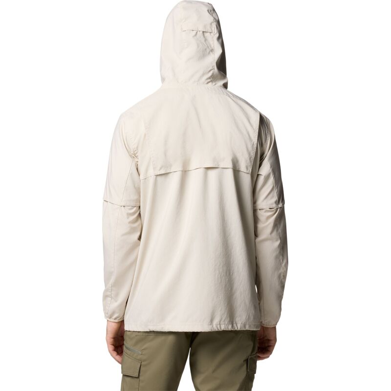 Columbia Skien Valley Hooded Ls Shirt Men's Dark Stone