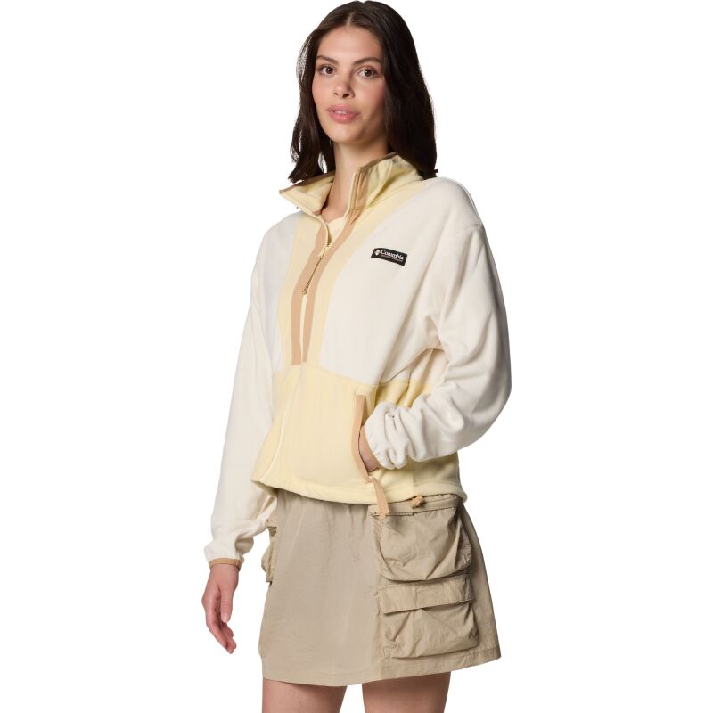 Columbia Backbowl Ii Full Zip Fleece Women's Chalk/ Lemon Wash