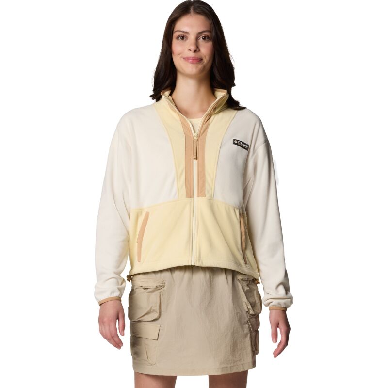 Columbia Backbowl Ii Full Zip Fleece Women's Chalk/ Lemon Wash