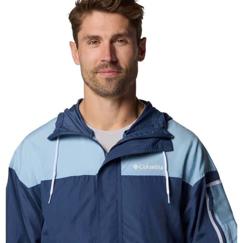 Columbia Challenger II Windbreaker Men's Dark Mountain/ Ripple Blue