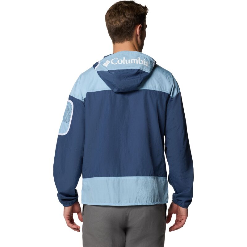 Columbia Challenger II Windbreaker Men's Dark Mountain/ Ripple Blue
