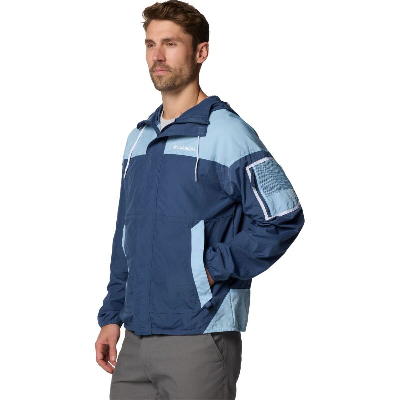 Columbia Challenger II Windbreaker Men's Dark Mountain/ Ripple Blue