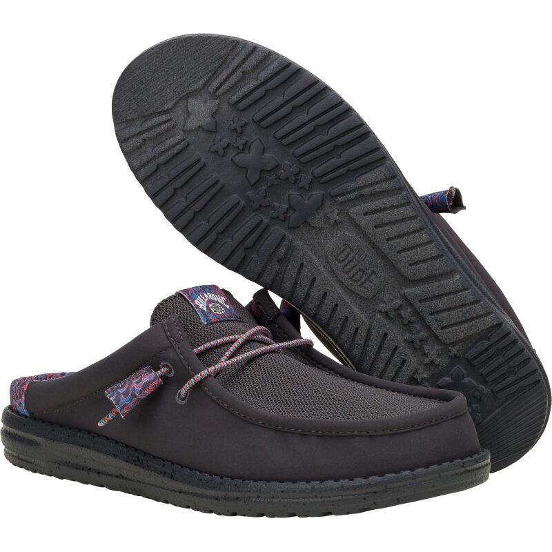 HEYDUDE Wally Slip Billabong Men 43604 Black/Multi