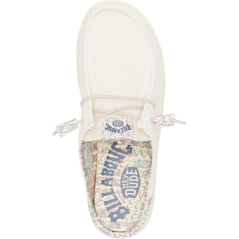 HEYDUDE Wendy Slip Billabong Women 43605 Pink Multi/White