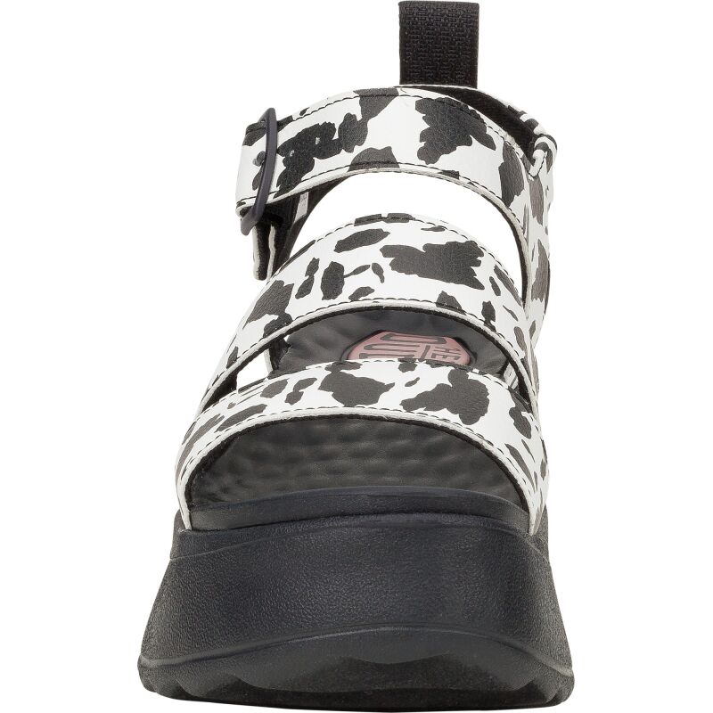 HEYDUDE Delray Buckle Animal Women 43199 Black/White