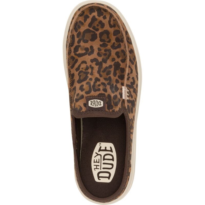 HEYDUDE Austin Lift Classic Women's Brown Leopard