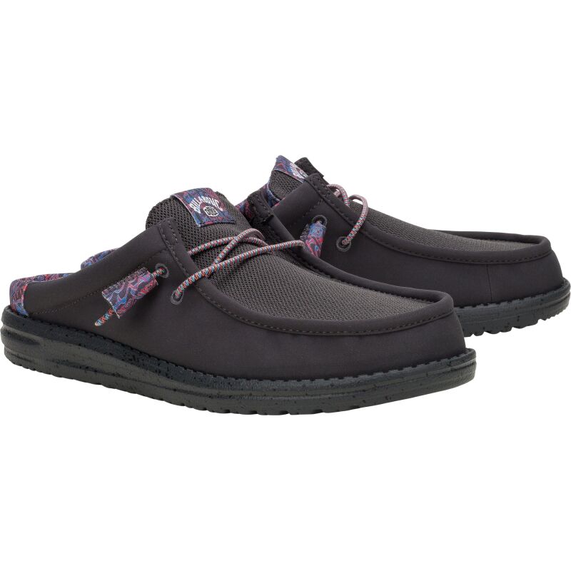 HEYDUDE Wally Slip Billabong Men 43604 Black/Multi