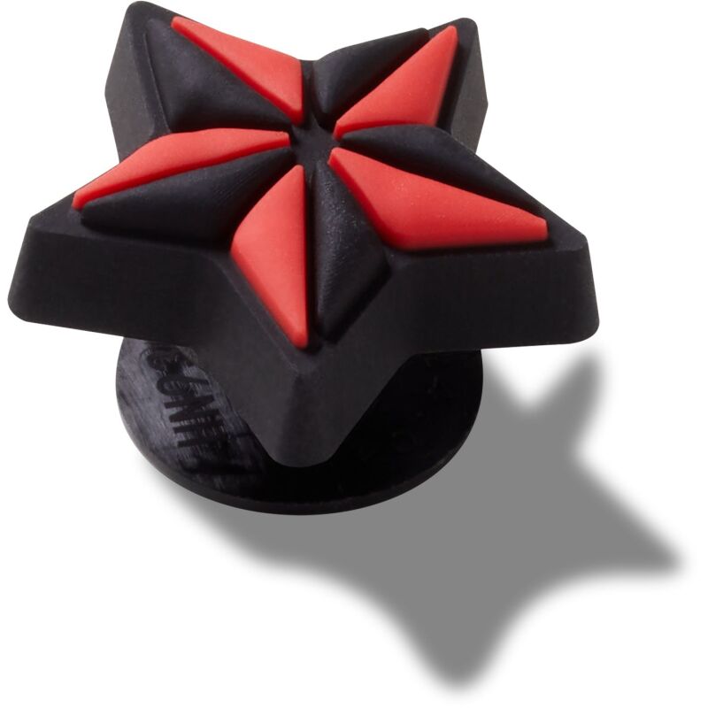 Crocs™ Jibbitz Black And Red Star Tattoo