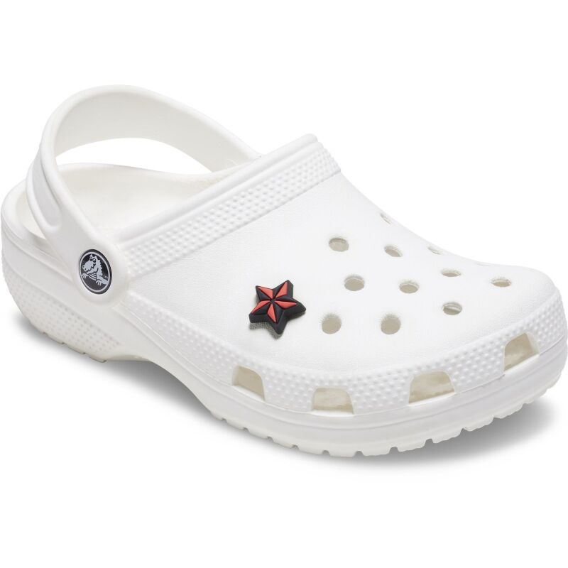 Crocs™ Jibbitz Black And Red Star Tattoo