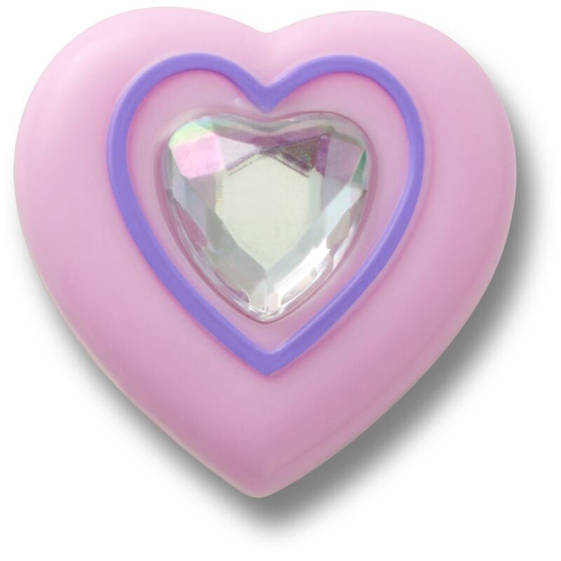 Crocs™ Jibbitz Pink Heart With Gem