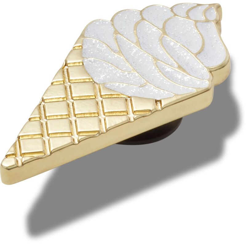 Crocs™ Jibbitz Gold Vanilla Waffle Cone 198445176364