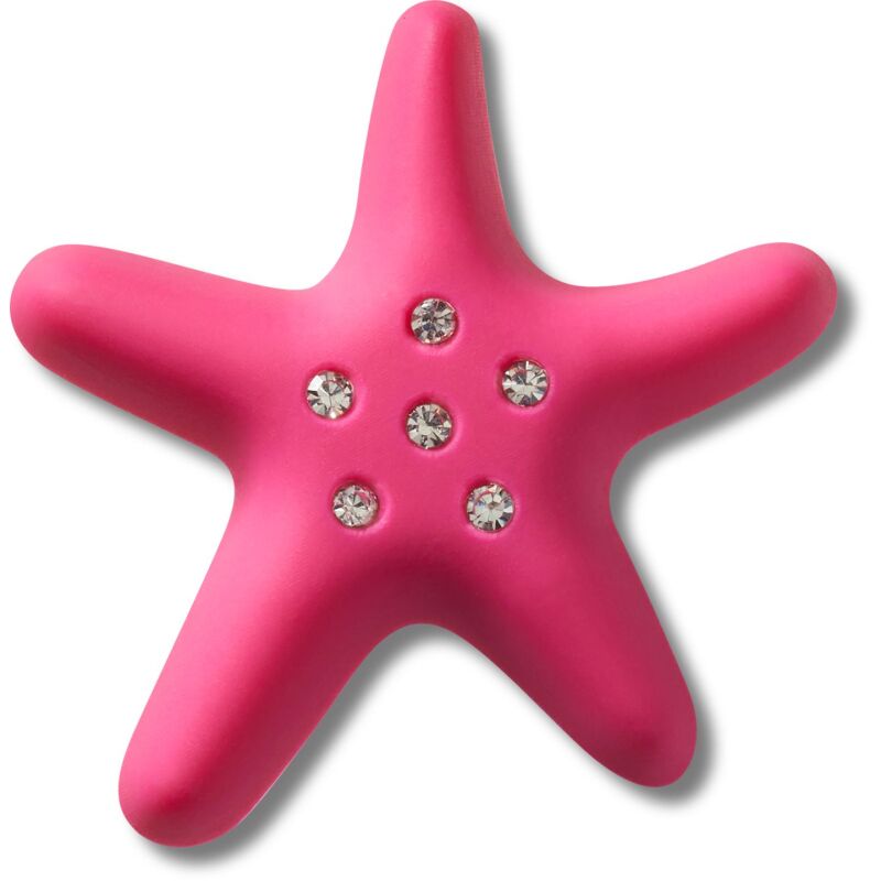 Crocs™ Jibbitz Pink Starfish With Gems 198445175770