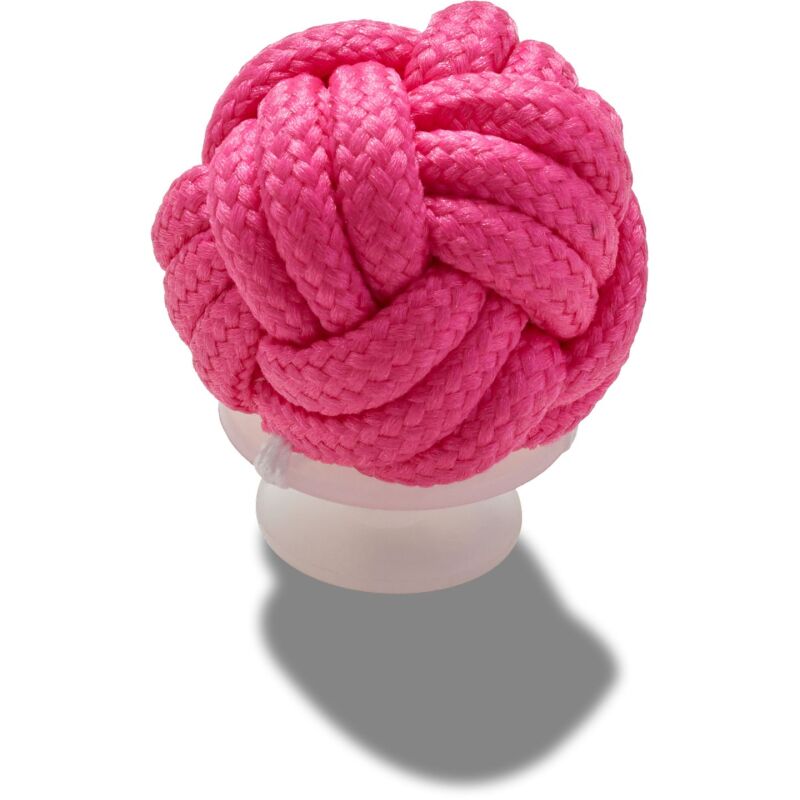 Crocs™ Jibbitz Pink Knotted Puff 198445175732