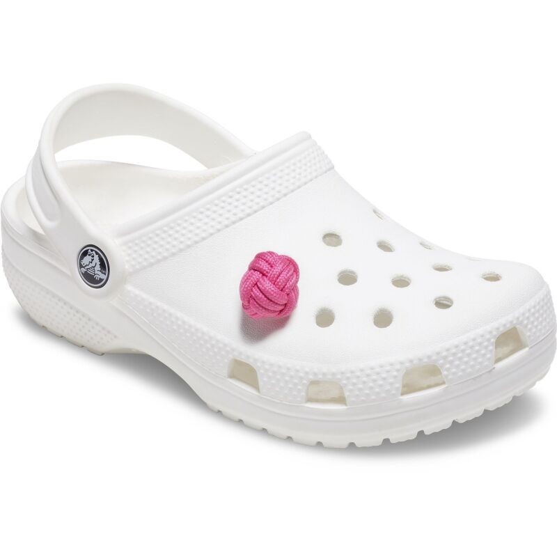 Crocs™ Jibbitz Pink Knotted Puff 198445175732