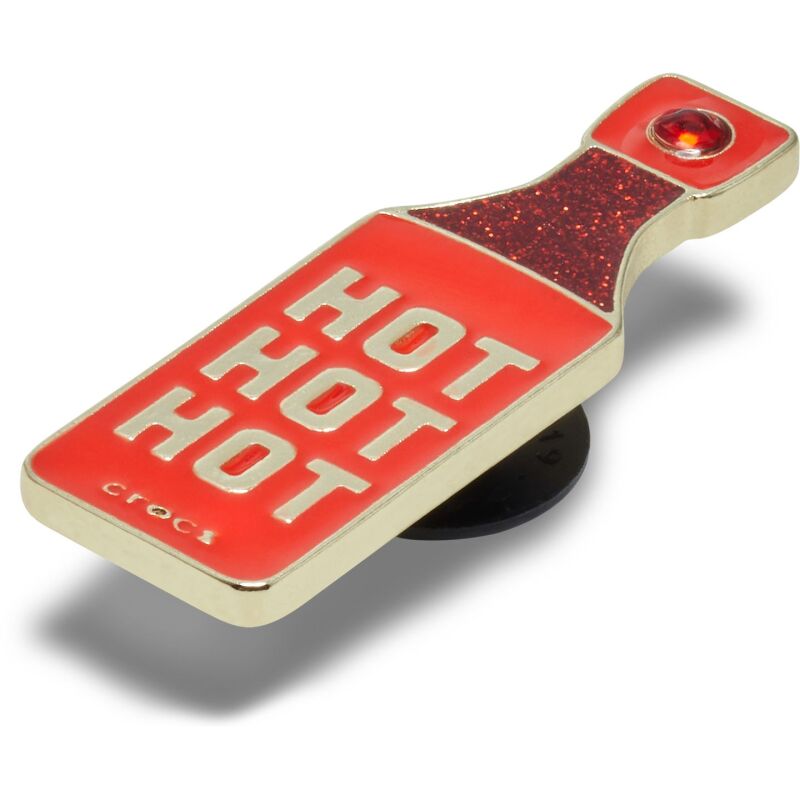 Crocs™ Jibbitz Gold Hot Hot Hot Sauce