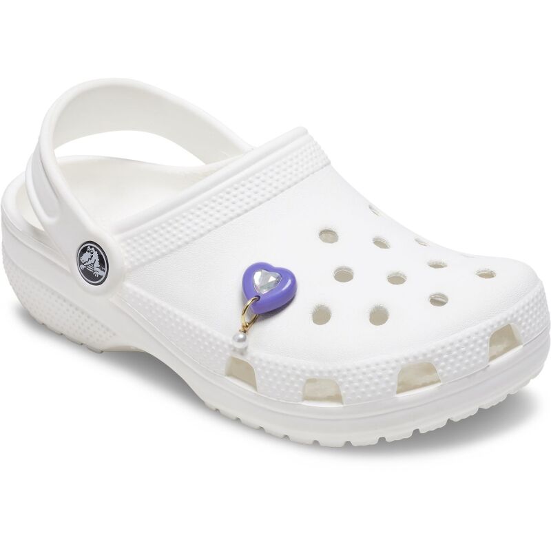 Crocs™ Jibbitz Purple Heart With Pearl 198445177002