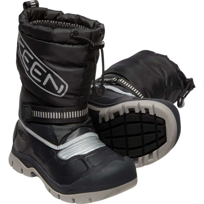 Keen Snow Troll WP Big Kid's Black/Silver