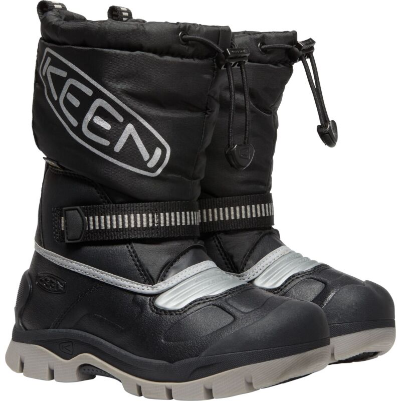 Keen Snow Troll WP Big Kid's Black/Silver