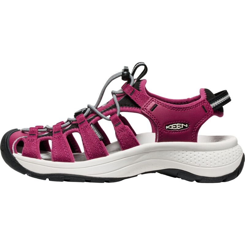 Keen Astoria West Sandal 1030147 Beaujolais/Star White