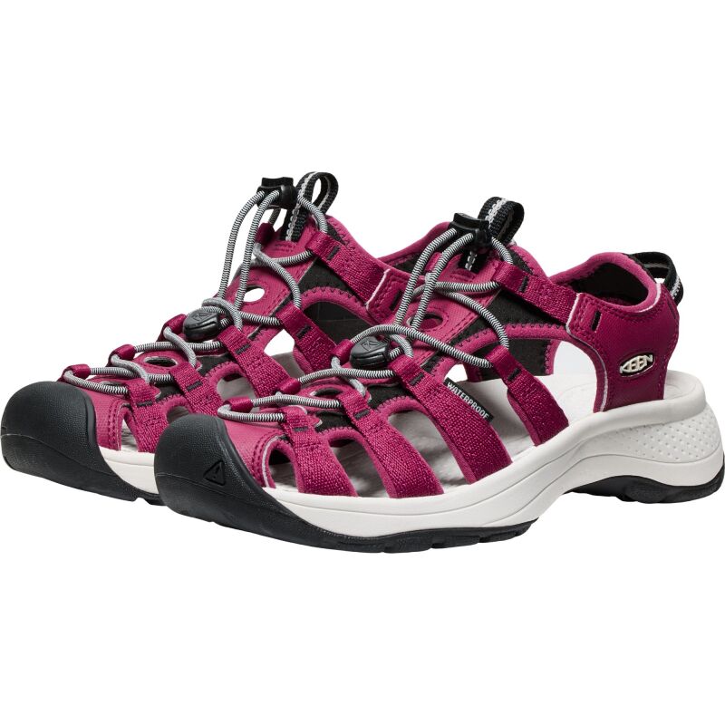 Keen Astoria West Sandal 1030147 Beaujolais/Star White