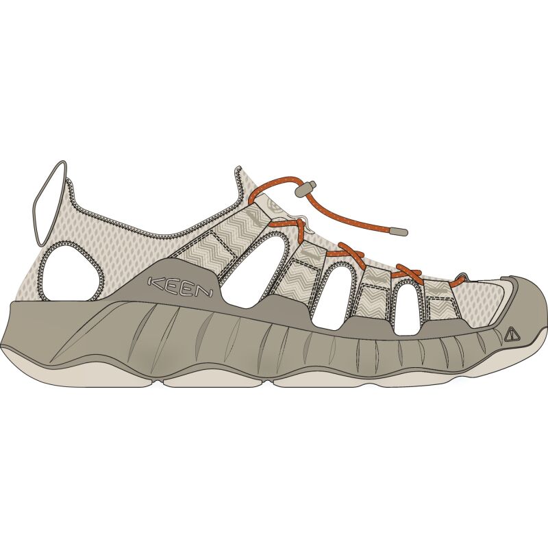 Keen HYPERPORT H2 1028661 BIRCH/PLAZA TAUPE
