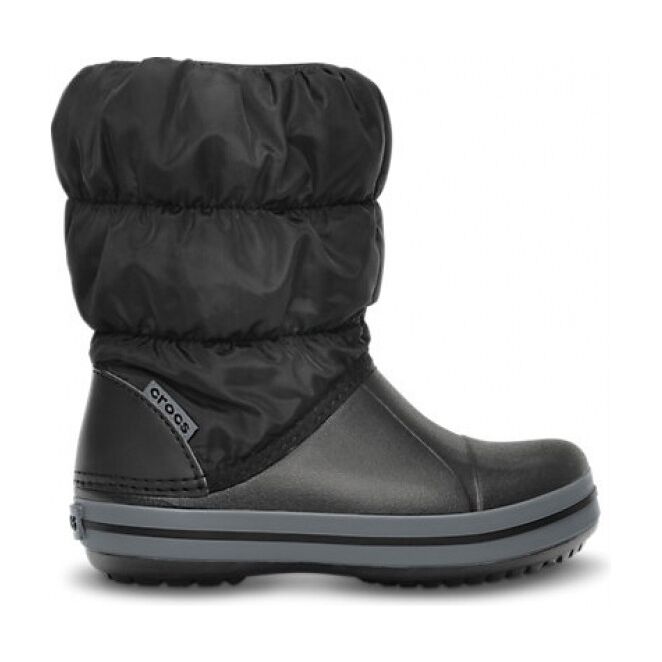 Crocs™ Kids' Winter Puff Boot Black/Charcoal