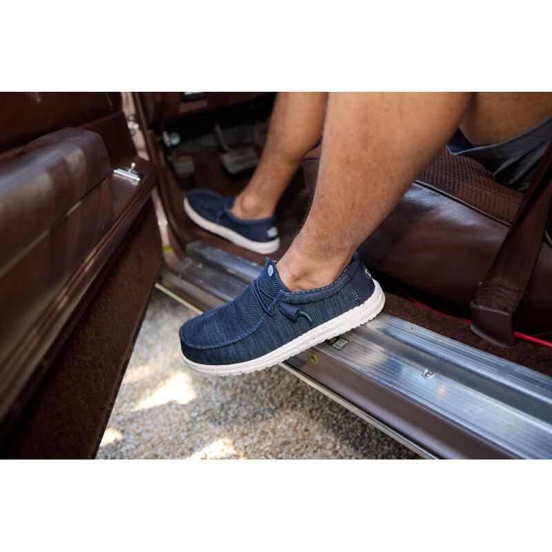 HEYDUDE Wally Stretch Sox Men's 41898 Navy