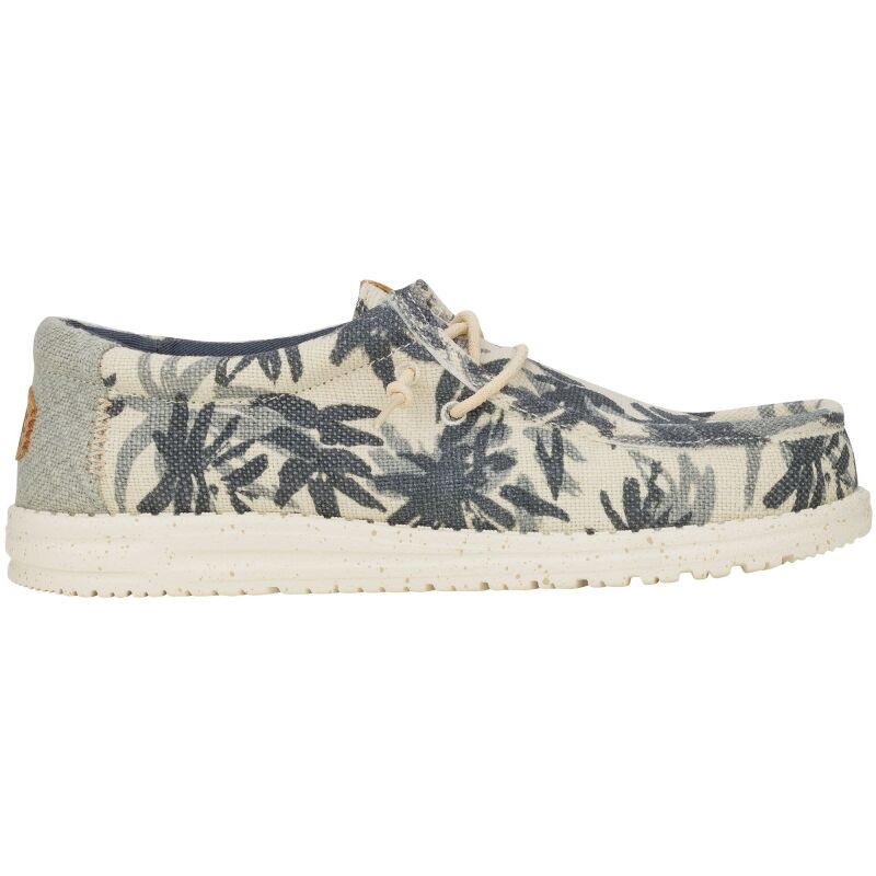 HEYDUDE Wally Palm Jute Men 43087 Egret/Cloud Blue